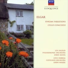 EDWARD ELGAR: ENIGMA VARIATIONS, OP. 36 & CELLO CONCERTO, OP. 85 NEW CD picture