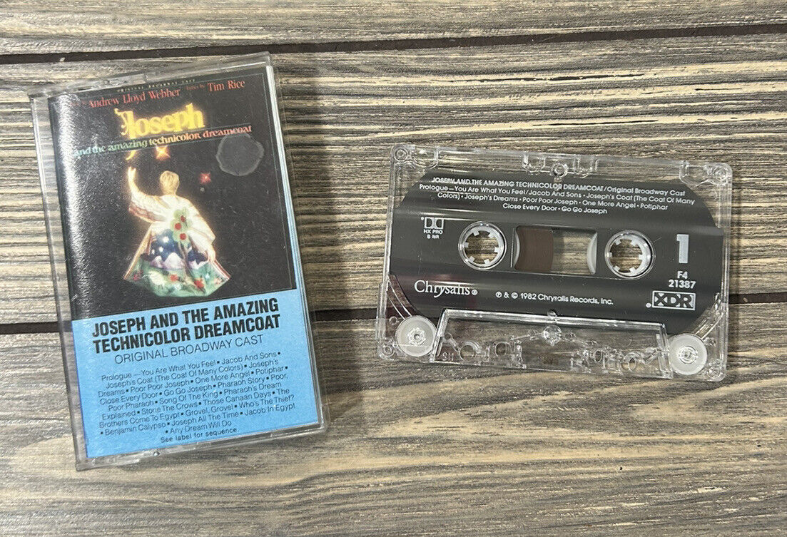 Vintage 1982 Joseph and the Amazing Technicolor Dreamcoat Cassette Tape