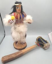Vintage Signed Sunface Native American Hopi Kachina Doll 11
