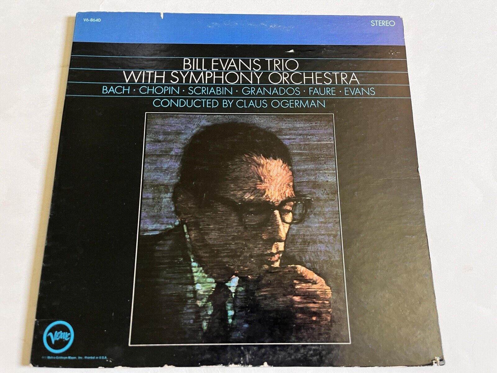 Bill Evans Trio With Symphony Orchestra~Conducted By Claus Ogerman~Bach~Chopin