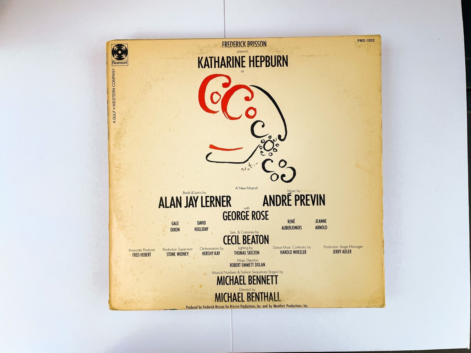 Katharine Hepburn - Coco - The Original Broadway Cast Recording - Vinyl LP Reco