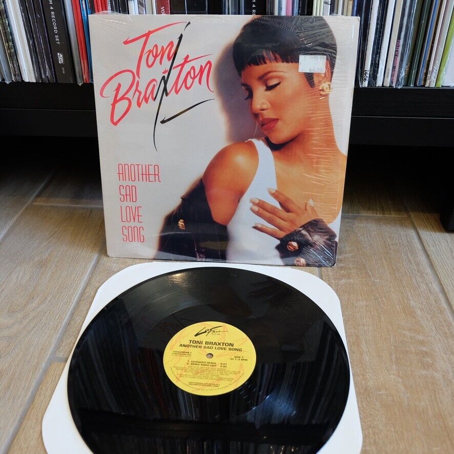 1993 Toni Braxton – Another Sad Love Record Vinyl – Shrink 73008 24048 1 VG+/VG+