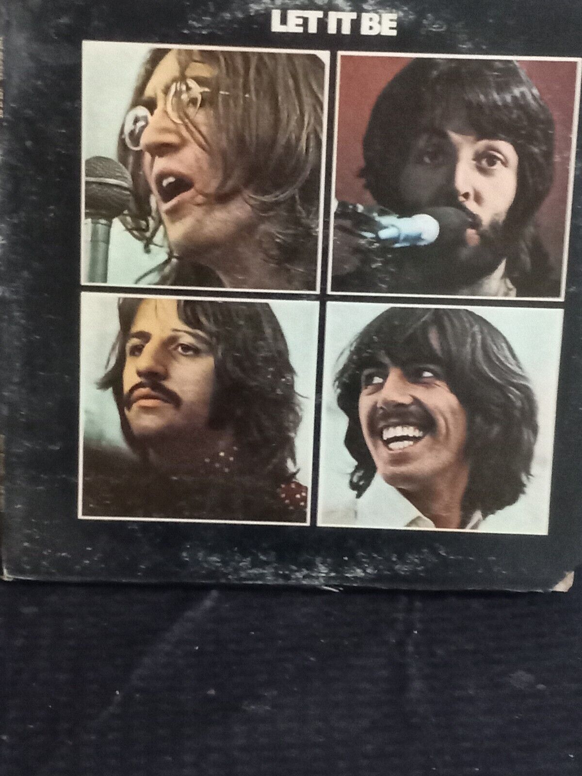 Beatles LET IT BE Vintage Red Label Album