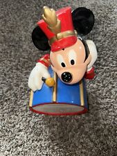 Disney Mickey Mouse with Drum Ceramic Cookie Jar picture