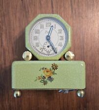 Vtg. Renova Art Deco Swiss Musical Alarm Clock - Needs Repair picture