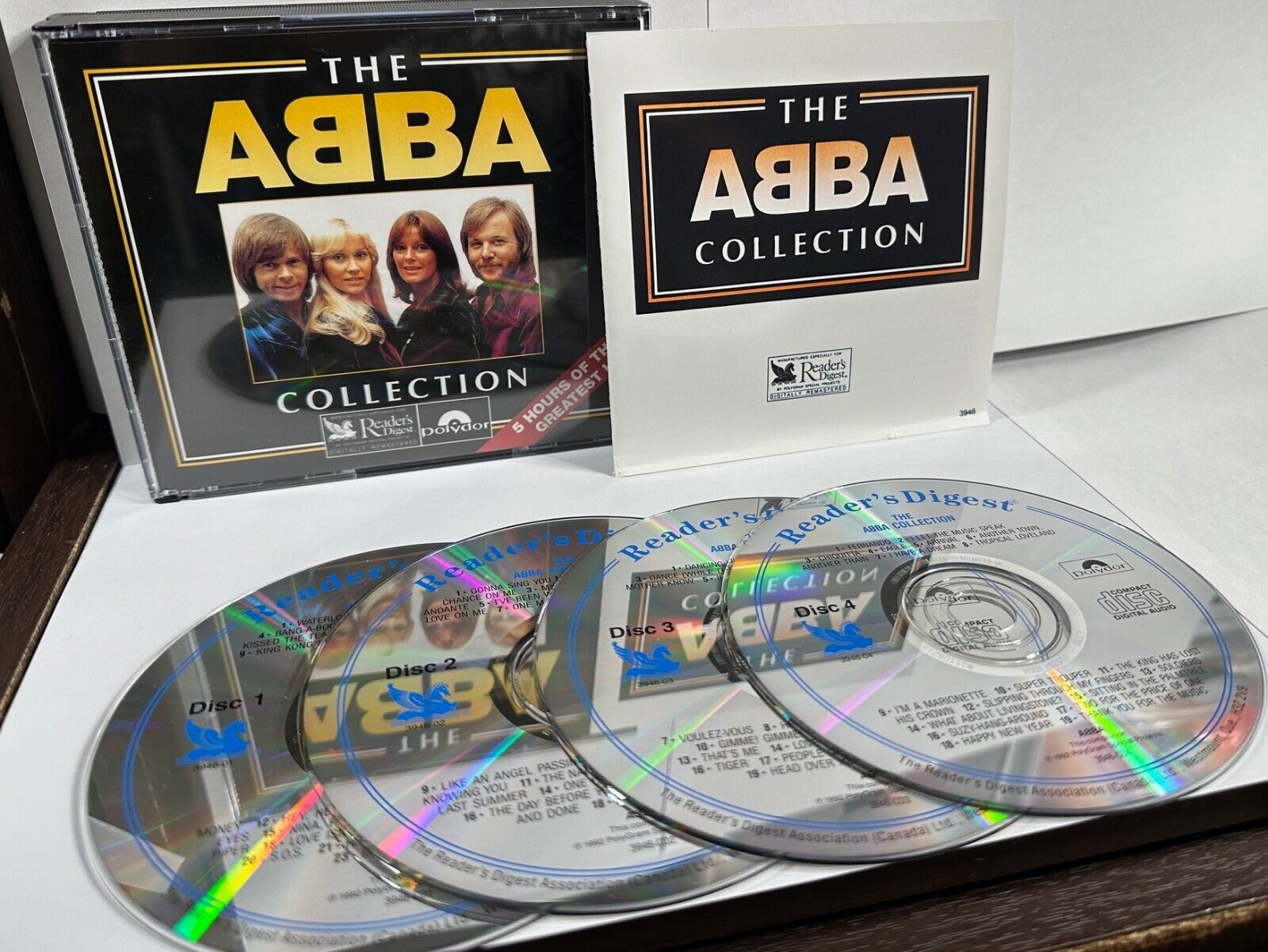 ABBA - The ABBA Collection (4 CD\'s 1992 Reader\'s Digest) 5 Hrs - Near MINT