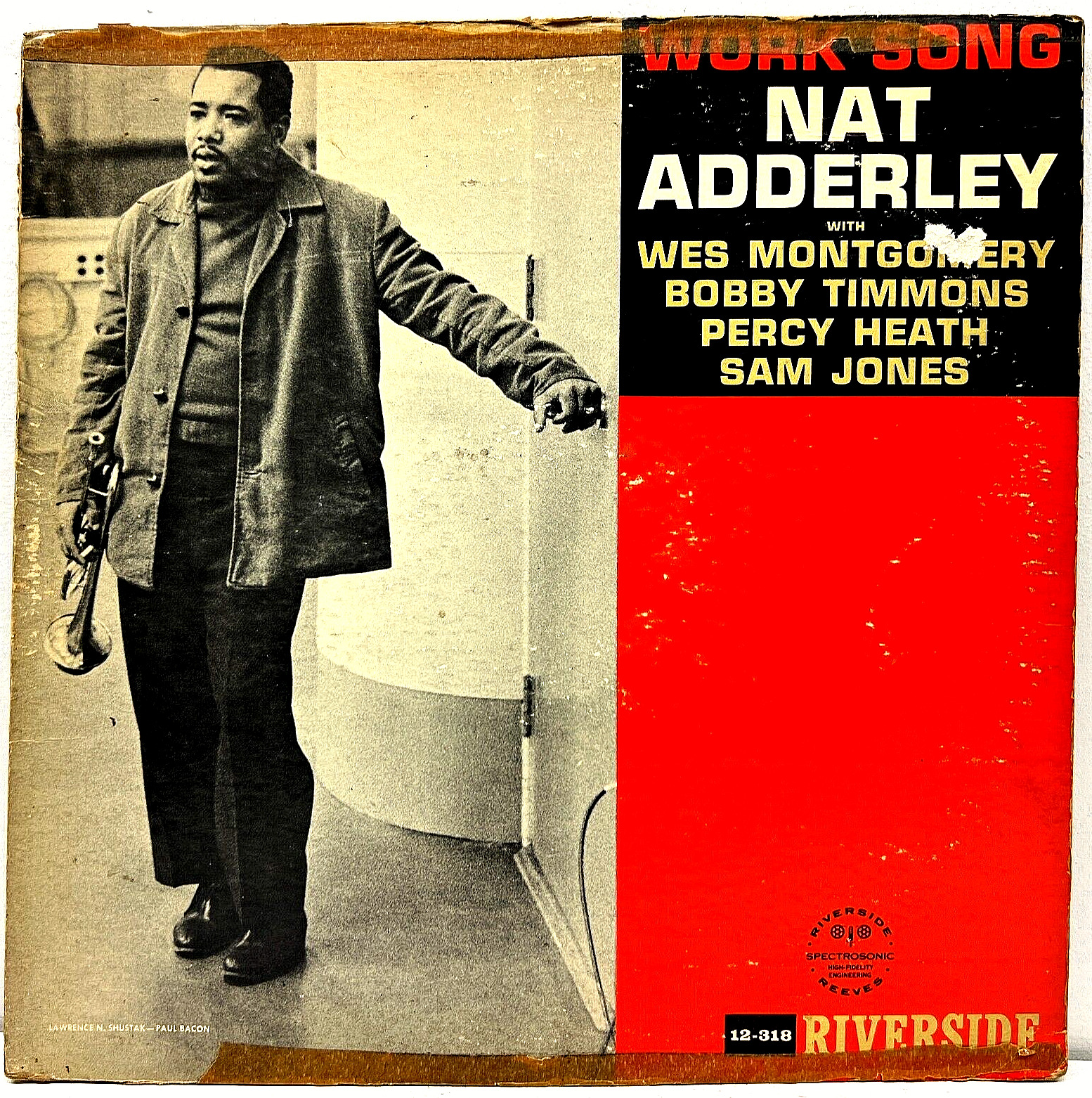 Work Song Nat Adderley 1960 Vinyl Riverside Records 1st Press Mono