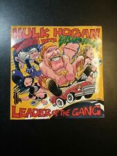 LEADER OF THE GANG SINGLE GREEN JELLY & HULK HOGAN VINYL COVER SLEEVE ART ONLY picture