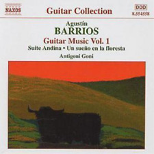 Agustin Barrios Barrios : Guitar Music Vol. 1 (CD) Album picture