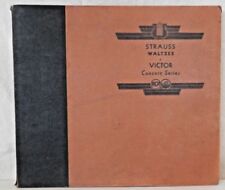 2 Vintage Albums Strauss Waltzes Victor Concert Series & Music of with 5 records picture