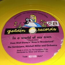 Walt Disney's Alice in Wonderland (title song) & In a World of my Own 1951 78RPM picture