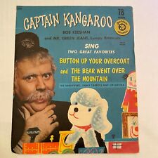 Captain Kangaroo Button Up Your Overcoat Vinyl Record Vintage 45 RPM 1968 picture