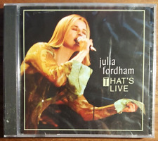 Julia Fordham: That's Live CD - Brand New Sealed picture