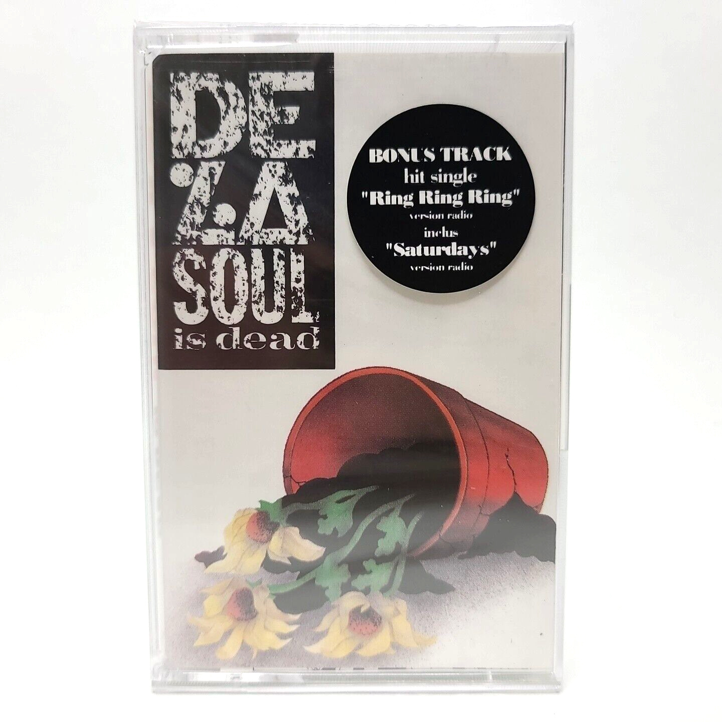 RARE De La Soul - De La Soul Is Dead Cassette 1991 White French Import SEALED
