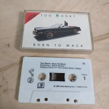 Too Short Born To Mack Audio Cassette Tape Vintage Rap Hip Hop 1988 picture