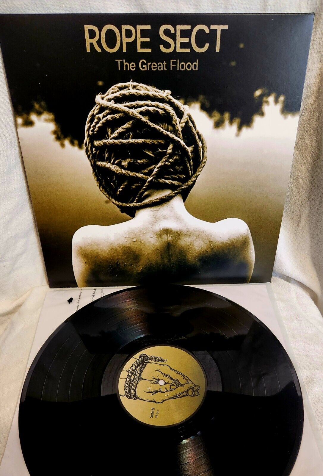 Rope Sect - The Great Flood Vinyl LP Black. Bauhaus, Drab Majesty