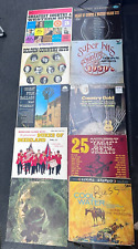 Vintage Country Compilations Traditional Vinyl Record 10 Album Collection picture