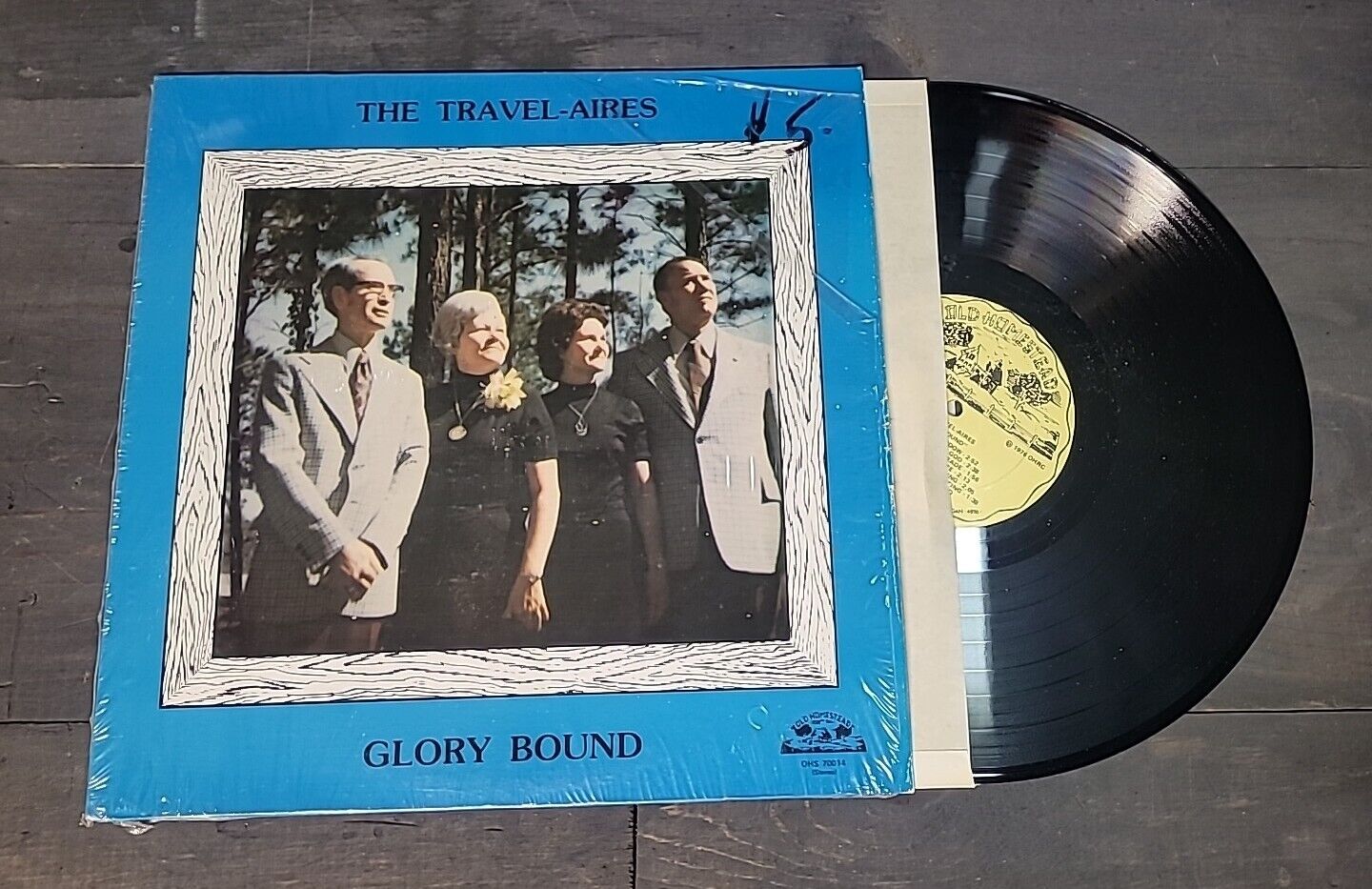 The TRAVEL-AIRES --GLORY BOUND 33RPM VINTAGE OLD HOMESTEAD OHS 70014 STEREO