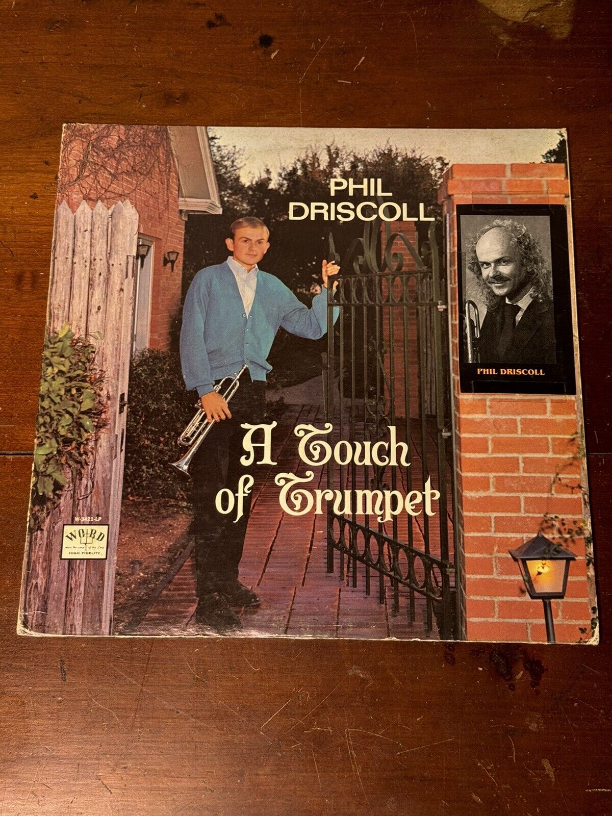 VTG - PHIL DRISCOLL A Touch Of Trumpet LP Word W 3421 Gospel Christian 1968