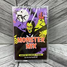 Vintage 1997 NEW Sealed Monster Mix Cassette Tape Halloween Party Ghosts Demon picture