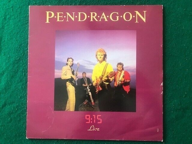 Pendragon 9:15 Live Rare Prog Vinyl Record LP