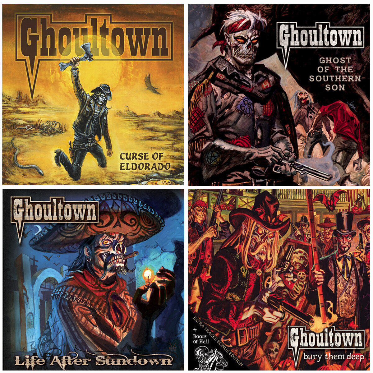 Ghoultown - 4 Pack CD Special - 4 albums for one low price