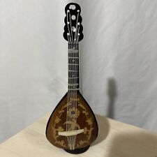 Vintage Upright Mandolin Music Box  10”T picture
