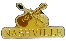 Nashville Tennessee  Guitar/Banjo Lapel Pin picture