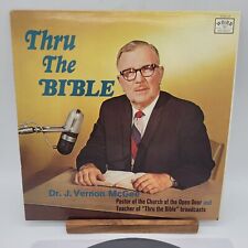 Pastor Dr. J. Vernon McGee Thru The Bible Christian Sermon Record Album Vinyl picture