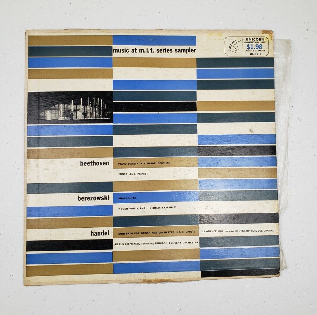 Music at M.I.T. Series Sampler  Vintage Vinyl Record