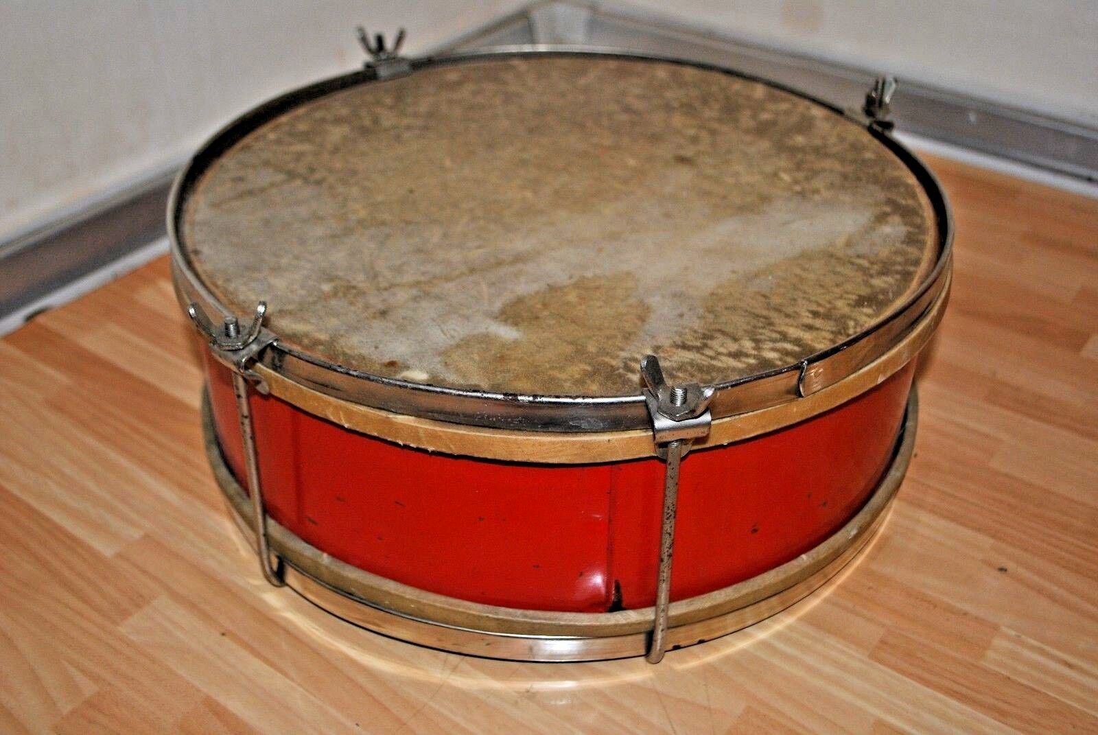 Vintage Soviet pioneer drum. Original. USSR. 1960-70