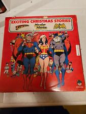 SUPERMAN, WONDER WOMAN, BATMAN: Exciting Christmas Stories LP Vinyl 1977 picture