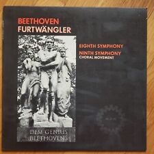 Beethoven Furtwangler  Eighth Symphony, Ninth Symphony Choral Movement °RARE° picture