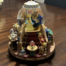 Vintage Disney 1991 Beauty and The Beast Musical Snow Globe picture
