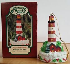 Vintage Lighthouse Musical Christmas Ornament San Francisco Music Box Company  picture