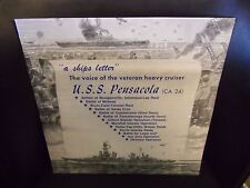A Ships Letter U.S.S. Pensacola LP SEALED Marines Navy World War II picture