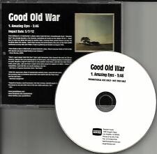 GOOD OLD WAR Amazing Eyes PROMO Radio DJ CD Single 2012 MINT picture