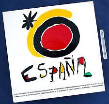 BEAUTIFUL 1988 ORIGINAL JOAN MIRO ART COVER ESPANA VINYL LP EX+ RARE picture