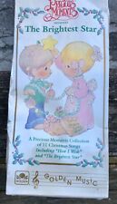 Vintage Precious Moments 11 Christmas Songs Golden Music Brightest Star Cassette picture