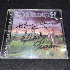 MEGADETH • Youthanasia ~ Signed Autographed By Marty Friedman picture