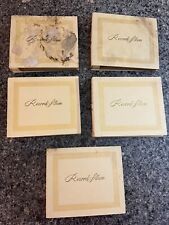 5 Vintage 1950s Cream and Gold Record Album Holders picture