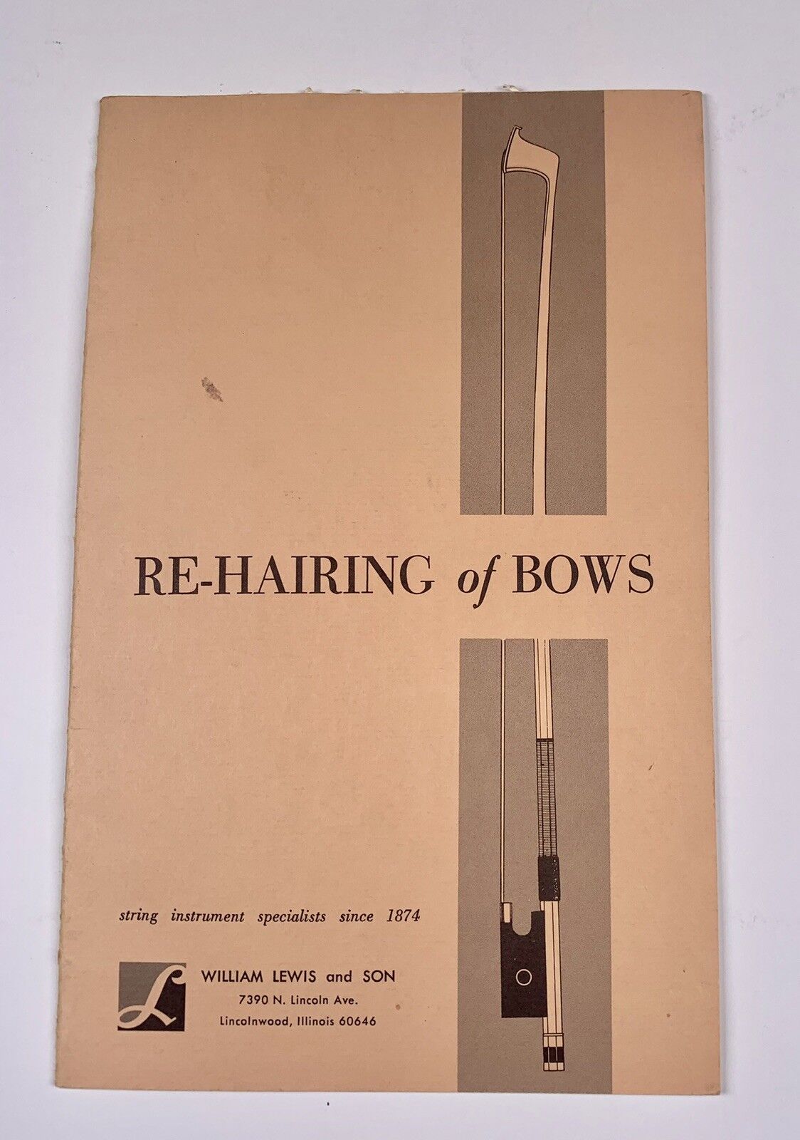 Vintage Music Re-Hairing of Bows Max Möller
