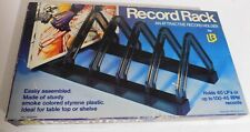 Record Rack Holder USA Made Plastic VTG 70's NOS CATNo 78-1 picture