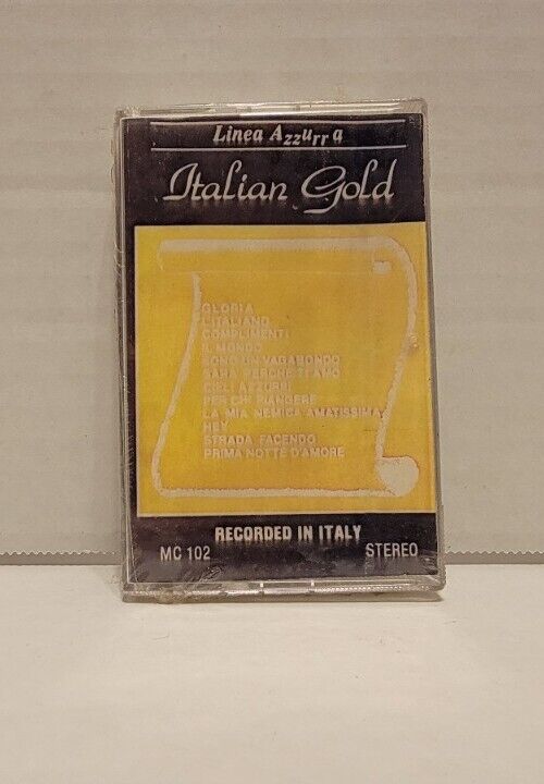 Linea Azzurra Italian Gold Cassette Italy Vintage Mc 102 