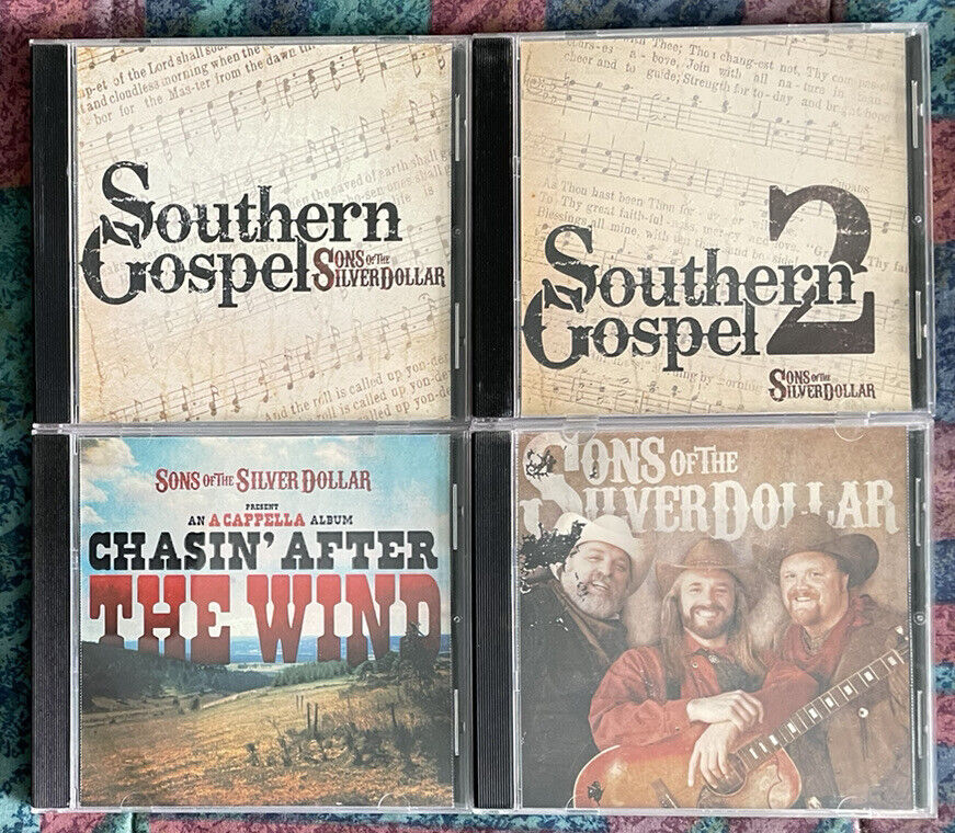 Sons Of The Silver Dollar - 4 Autographed CD Lot: Southern Gospel 