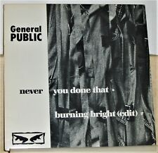 General Public – Never You Done That - Promo 12 in Single Record Vinyl Near Mint picture