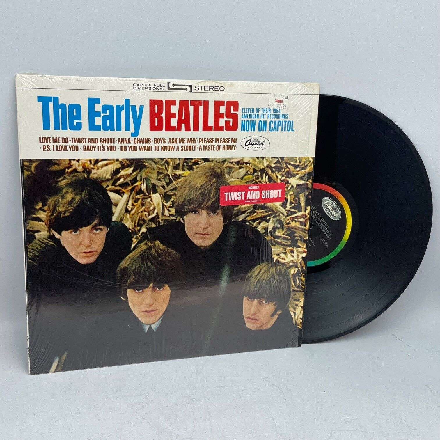 The Beatles ‎The Early Beatles 1986 Reissue Vinyl LP Shrink + Hype Sticker NM/NM