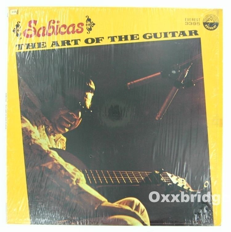 SABICAS Art Of The Guitar Latin Exotic Jazz EVEREST Strings Shrink NM LP