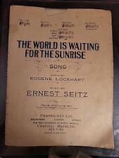 1919 THE WORLD IS WAITING FOR THE SUNRISE SHEET MUSIC CHAPPELL & CO No4  Eb SM1 picture