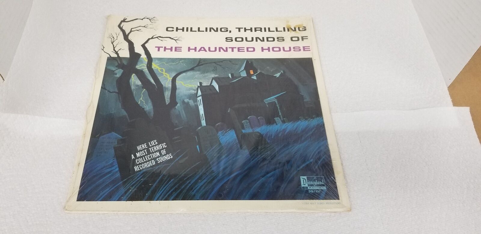 Vintage 1964 Disneyland Haunted House LP 33rpm Vinyl Record Clean Ex Shelf Z4